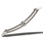 SCHNABL 33050 Trassenbügel, Weite 13.3 cm zum Aufrasten auf den Traganker TB 10 H0 HELLGRAU Verpackungseinheit:50ST