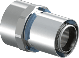 122f0af5-8d4e-457e-a392-e71ef7f71e9c UPONOR 1046904 Uponor S-Press Übergangsmuffe 40-Rp1 1/2"FT Verpackungseinheit:1ST – Bild 1