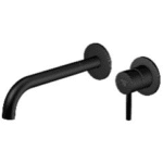 STEINBERG 100 1824 3 S Steinberg Serie 100 Fert.mont.s. WT-Wand EHM, Ausladung 245mm, matt black  Verpackungseinheit:1ST