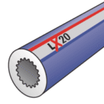 KE KELIT 5140090 KE KELIT LX20 LEXEL Isolierschlauch - 20 6/4 Zoll -48/50 LX20 Verpackungseinheit:2M