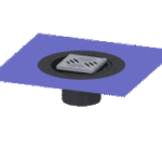 KESSEL 48625 KESSEL Aufsatzstück Variofix, System 125, Oberfläche geschliffen, Länge 132 mm, Breite 132 mm, Abdeckungsart Designrost, Verriegelung eingelegt, Rost Design Kessel, Abdeckung Edelstahl 1.4301 (V2A)  Verpackungseinheit:1ST