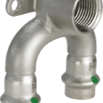 VIEGA 693 718 Viega Sanpress Inox-Doppelwandscheibe mit SC-Contur Stahl nichtrostend, Modell 2325.7 d1: 15 Rp: ½ d2: 15 2325,7 Verpackungseinheit:1ST