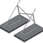 ALVA ALSTP ALVA Trägerplatte für Flachdachmontage 100 x 200 cm  Verpackungseinheit:1ST