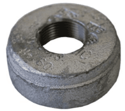 161a54dc-bc52-41b9-be32-d9b6660aacc5 VICTAULIC F0060003002GB0C 88,9x60,3 mm/3x2 Typ 60 Endkappe verzinkt mit konzentrischerBohrung BSPF Verpackungseinheit:1ST – Bild 1