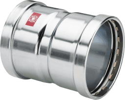 VIEGA 597 726 Viega Prestabo XL-Muffe mit SC-Contur Stahl unlegiert, verzinkt, Modell 1115XL VdS-Zulassung d: 64,0 1115XL Verpackungseinheit:1ST