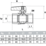 ALVA ACKHTWFG1/2 ALVA TW-Kugelhahn Ms DN15 1/2"IG m.gruenem Drehriegel Flügelgriff DVGW  Verpackungseinheit:1ST