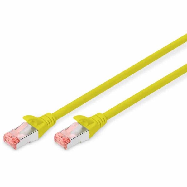DIGITUS DK1644005Y CAT 6 S-FTP Patchkabel, Cu, LSZH AWG 27/7, Länge 0,5 m, Farbe Gelb