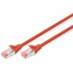 DIGITUS DK1644005R CAT 6 S-FTP Patchkabel, Cu, LSZH AWG 27/7, Länge 0,5 m, Farbe Rot