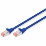 DIGITUS DK1644005B CAT 6 S-FTP Patchkabel, Cu, LSZH AWG 27/7, Länge 0,5 m, Farbe Blau