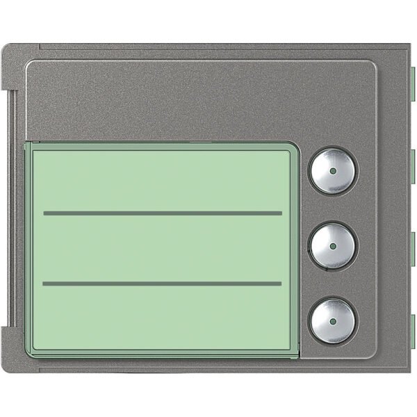 BTICINO 352035 SFERA ROBUR Klingelmodul, Bus-System, 3RT, steingrau, 115x91x11mm