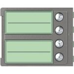 BTICINO 352045 SFERA ROBUR Klingelmodul, Bus-System, 4RT, steingrau, 115x91x11mm