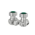 SIMPLEX F10007 FL Einrohr-Hahnblock EXCL. Eck E2/50, G3/4i x G3/4a MS vern. m. Konus  Verpackungseinheit:1ST