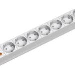 BACHMANN 333,404 Steckdosenleiste 19" 1HE 8-fach 2,0m Zuleitung 1xSPD  Verpackungseinheit:1ST