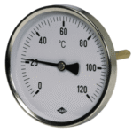 JAKO 2321006100 Zeiger-Thermometer Fig.2611(20) 80mm Dm 63 Schaft hint.-20 - +60Gr.  Verpackungseinheit:1ST