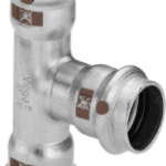 VIEGA 810 481 Viega Temponox-T-Stück  Stahl nichtrostend, Modell 1718  d1: 42   d2: 22   d3: 42 1718 Verpackungseinheit:1ST