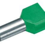 CIMCO 187727 Zwillingsaderendhülse 2 x 6,0 mm² x 14 m m, grün  Verpackungseinheit:100ST