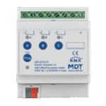 MDT AZI-0316.03 Schaltaktor 3-fach, 4TE, REG, 16/20 A, 2 30 V AC, mit Wirkleistungszähler, 200 µF  Verpackungseinheit:1ST