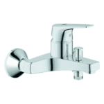 GROHE 23 756 000 GROHE Einhand-Wannenbatterie BauFlow 23756, Wandmontage, eigensicher, chrom 23756 Verpackungseinheit:1ST