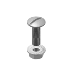 VERGOKAN VM6.20 Rundkopfschraube mit Sperrzahnmutter M 6 X20 elektrolytisch verzinkt  Verpackungseinheit:100ST