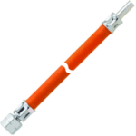 GOK RUA 04 436 00 Schlauchleitung Gas PS10bar, G1/4LH UEM x RST8 x 1000  Verpackungseinheit:1ST