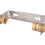 ALVA ACWZBL2 ALVA Wasserzähler-Einbaubügel, waagerecht, mit Verschraubung, starr, mit Dauerdurchfluss Q3=16,0m^3/h, 2" x 2", aus Edelstahl 0022504300001  Verpackungseinheit:1ST