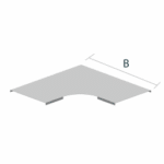 VERGOKAN DB90.200 Deckel Bogen 90 Grad B=200 sendzimir ver zinkt  Verpackungseinheit:1ST