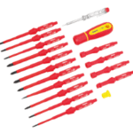 CIMCO 117862 VDE-Schraubendreher-Wechselklingen-Set, 18-teilig  Verpackungseinheit:1ST