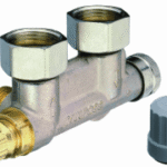 DANFOSS 013G4691 Danfoss Anschlussarmatur VHS-E f. Einrohrheizung, R 1/2, Eck  Verpackungseinheit:1ST