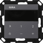 GIRA 232028 UP-Radio IP System 55 Anthrazit  Verpackungseinheit:1ST