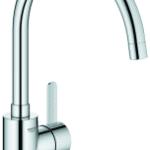 GROHE 32 843 002 GROHE Einhand-Waschtischbatterie Eurosmart Cosmopolitan 32843_2, hoher Auslauf, Einlochmontage, getrennte innenliegende Wasserwege  kein Kontakt mit Blei oder Nickel, chrom 32843_2 Verpackungseinheit:1ST