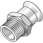 KE KELIT 54702B01 CP450 STEELFIX C-Stahl Press-Übergang mit AG 15x3/8" CP450 Verpackungseinheit:1ST