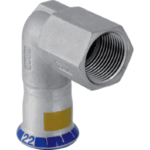 GEBERIT 34148 GE Mapress Edelstahl Gas Uebergangswink. 90 Gr. d35mm x Rp5/4  Verpackungseinheit:1ST