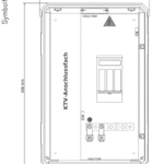 ERA 197376 UP-Hausanschlusskasten SBG/OÖ mit NHT00 Efen HASU-1T00 Verpackungseinheit:1ST