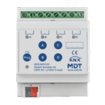 MDT AKS-0410.03 KNX Schaltaktor C-Last 4fach REG  Verpackungseinheit:1ST