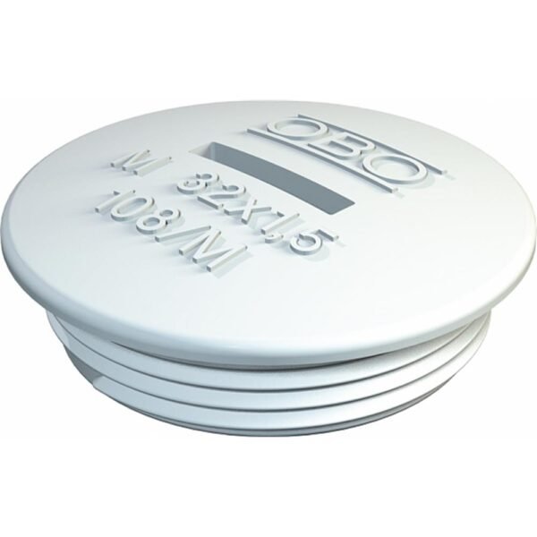 OBO BETTERMANN 2033038 Verschlussschraube M63, PS, lichtgrau RAL 7035 lichtgrau, VPE: 25 STCK