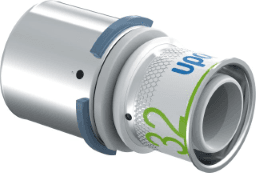21fb541c-6767-426c-9d81-652b44505bdb UPONOR 1039942 Uponor S-Press Kupplung reduziert PPSU 40-32 Verpackungseinheit:1ST – Bild 1