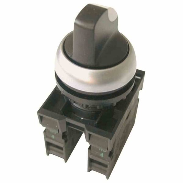 EATON 216520 M22-WRK3/K20 Wahltaster, 2 Schließer, 3 Stellungen, Frontbefestigung