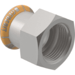 GEBERIT 41804 GE Mapress Therm Uebergang d18mm x Rp3/4, NPW  Verpackungseinheit:1ST