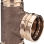 VIEGA 350 628 Viega Sanpress XL-T-Stück mit SC-Contur Rotguss, Modell 2218XL d1: 76,1 d2: 76,1 d3: 76,1 2218XL Verpackungseinheit:1ST