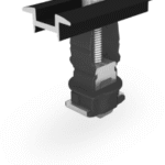 K2 SYSTEMS 2004148 Universal Mittelklemme K2 Clamp 25-40 mm schwarz eloxiert  Verpackungseinheit:1ST