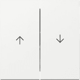 23db6283-de0b-4feb-b768-feb98f916dd4 GIRA 329403 Wippe 2f Pfeil System 55 Reinweiß Verpackungseinheit:1ST – Bild 1