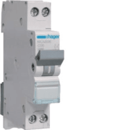 23dce01f-3227-4e04-b45f-16f2be471d69 HAGER MLN506 LS-Schalter 1P+N 6kA C-6A 1M Verpackungseinheit:1ST – Bild 1