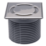 HUTTERER & LECHNER HL3000 HL3000 - Aufsatz d 110mm, Edelstahlrahmen 121x121mm Klick-Klack / Edelstahlrost 115x115mm, Baustützrahmen 3000 Verpackungseinheit:1ST