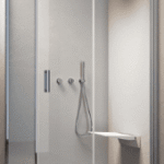 ALVA AQDUORPFS80B ALVA Ora Pendelfalttür m. Stütze für SW 80-84,5/200cm, f. BM, Chrom gl., ESG  Verpackungseinheit:1ST