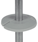 DEHN 276056 Tropfwasser-Schutzscheibe K-grau geschlitzt  D 37mm H 4,7mm B 7,5mm MS 37 4.7 B7.5 K GR Verpackungseinheit:1ST