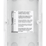 BTICINO 350020 2-moduliger Unterputzkasten zum Einbau d er SFERA und LINEA 3000 Türstationen  Verpackungseinheit:1ST