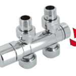 ZEHNDER 839178 ZE Anschluss-Armatur Set U M30x1,5, Eck- oder Durchgangsform, chrom  Verpackungseinheit:1ST