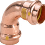 VIEGA 345 464 Viega Profipress G-Bogen 90° mit SC-Contur Kupfer, Modell 2616 d: 15 2616 Verpackungseinheit:1ST