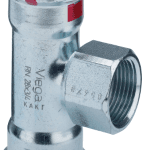 VIEGA 704 704 Viega Prestabo-T-Stück mit SC-Contur Stahl unlegiert, verzinkt, Modell 1117.2 VdS-Zulassung d1: 54 Rp: 1 d2: 54 1117,2 Verpackungseinheit:1ST