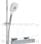 REGENWERK BPPAARRBSSE4 Regenwerk Passion Brausestangenset softedge, Themostatarmatur, HB Feinregen  Verpackungseinheit:1ST